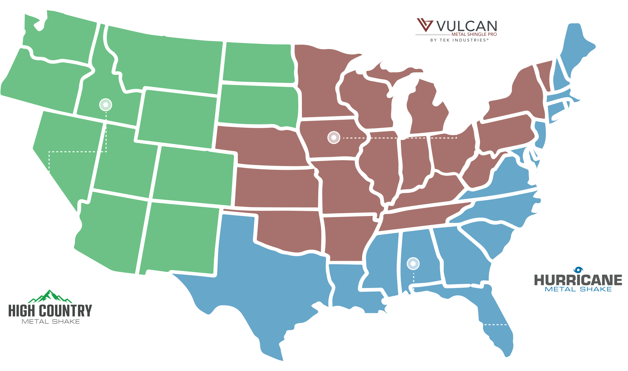 US Map with Logos